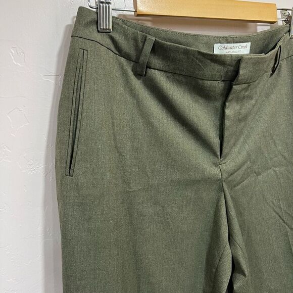 Coldwater Creek Natural Fit Army Green Pants Women's Size 12P - Picture 4 of 6